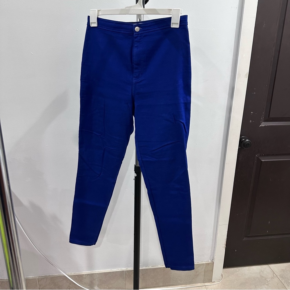 American Apparel Womans Royal Blue Chinos